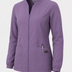 Ultra Soft Front Zip Warm-Up Scrub Jacket